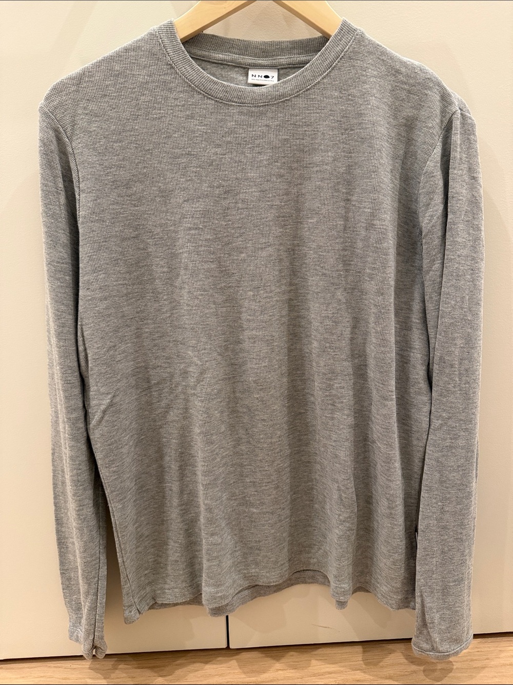 NN07 Men's Long Sleeve Crewneck Shirt - Gray
